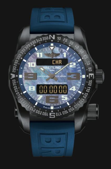 Breitling Professional Emergency Night Mission New Blue V7632519|C931|260S|V20DSA.2 Men watch
